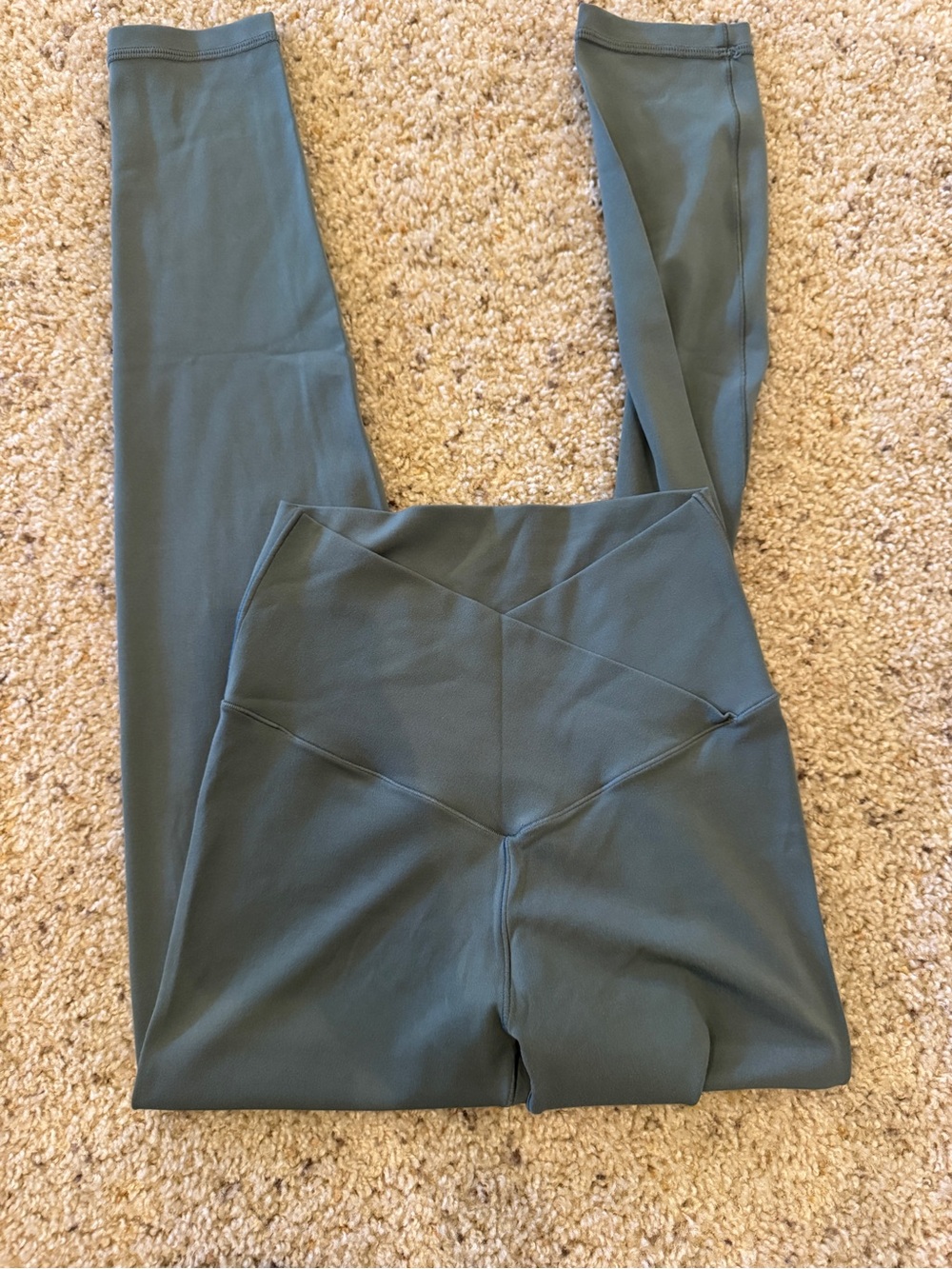 aerie Olive Green cross over Leggings